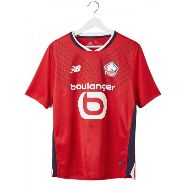 Lille home jersey soccer uniform men's first football tops shirt 2024-2025